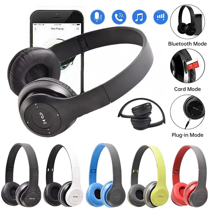 Bluetooth Headset On Ear - Auriculares inalámbricos con Bluetooth, auriculares estéreo