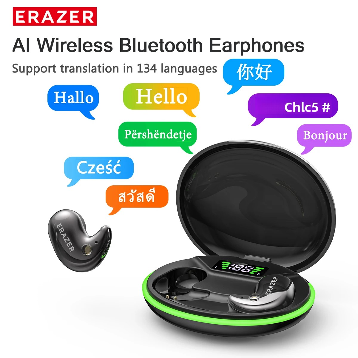 Wired Earphone Mic - Audífonos Bluetooth Intrauditivos EARZER XF58 con