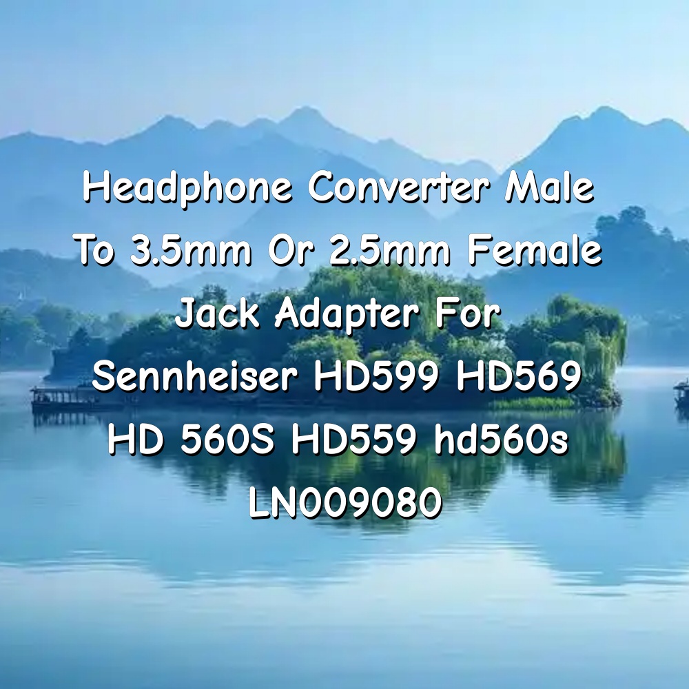 Sennheiser Headphone Hd 560S - Adaptador de auriculares, conector macho a